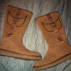 Authentic UGG boots with purse